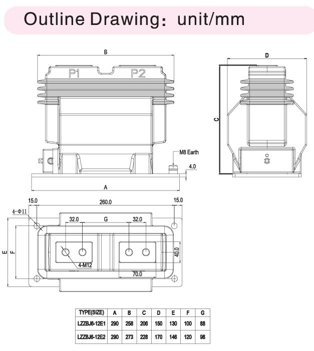 IEC618691&2 IEC 60044 MV Current Transformer 12 Kv Indoor 50 / 60Hz