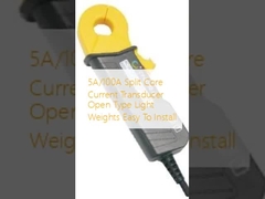 5A/100A Split Core Current Transducer Open Type Light Weights Easy To Install